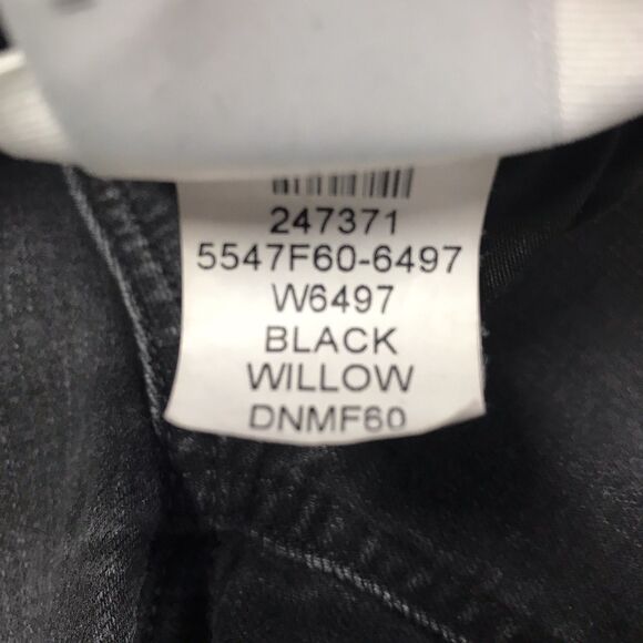 PAIGE Cindy Jeans Women 29x27 Black Willow Slim Stretch Denim Dark Academia - Picture 13 of 14